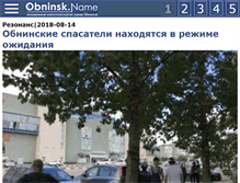 Tablet Screenshot of obninsk.name
